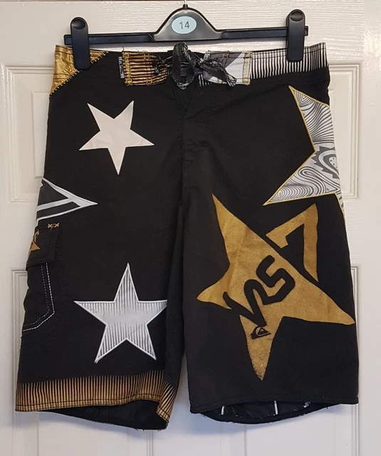 QUIKSILVER KELLY SLATER World Champion Surf Board Shorts Rare