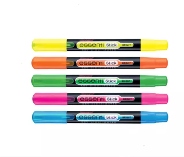 Monami Essenti Stick Bright Color Dry Highlighter Pen Choose Each Color