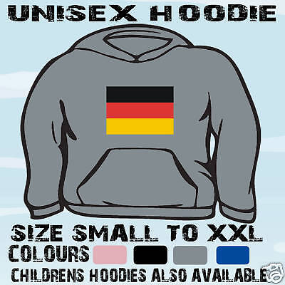 Germany German Flag Emblem Unisex Hoodie Hooded Top