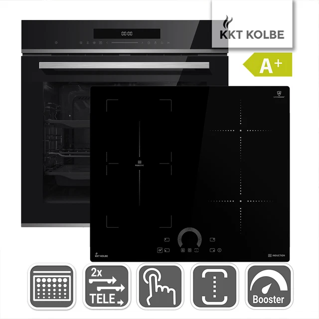 Cuisinière: 60cm Four encastrable EB8019EDP + 59cm Plaque Induction IH85901FZ