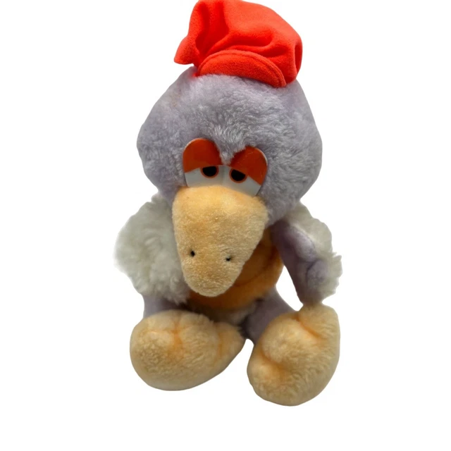 VINTAGE KMART ORIGINAL Kranimals Collectable Purple Bird Plush Stuffed