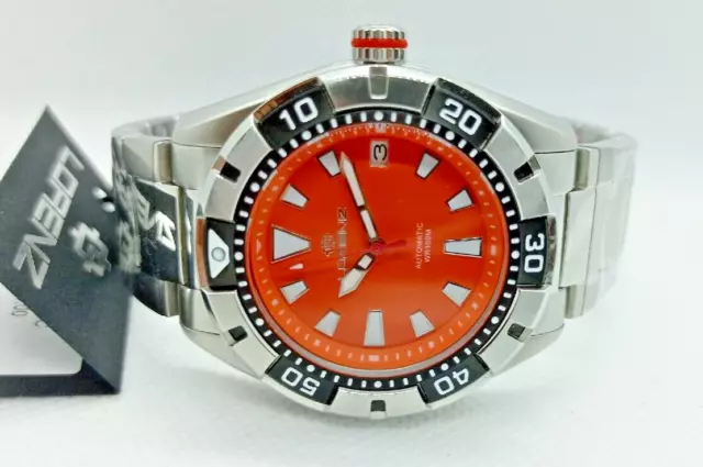 Orologio Uomo Automatico Lorenz Extreme Sub Diver Movimento Seiko Nh35 24 Rubini