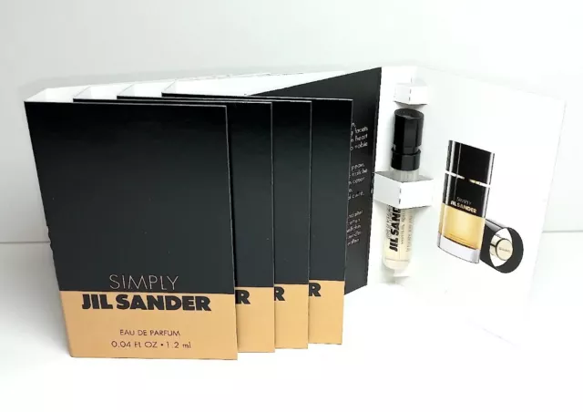 Jil Sander Simply 6 ml Eau de Parfum Spray ( 5 x 1,2 ml ) Rarität