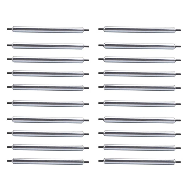 20pcs 25mm x 300mm Carboon Steel Assembly Line Conveyor Roller I3O8