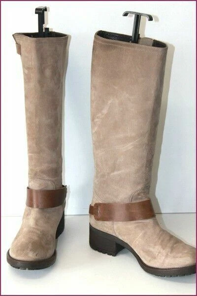 ALBERTO FERMANI BOTTES Cavalieres Daim Marron Clair Doublees Cuir T 39 TBE EUR 78 90 PicClick FR
