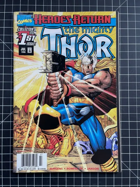 Marvel Mighty Thor #1 1998 Series Romita Jr  Heroes Return