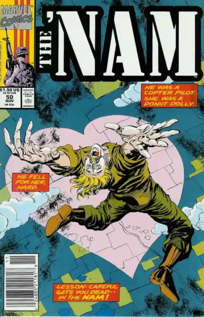 Nam, The #50 (Newsstand) FN; Marvel | Vietnam War comic - we combine shipping