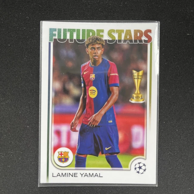 2024-25 TOPPS UCC Flagship Lamine Yamal Future Stars/All-Star Rookie £1