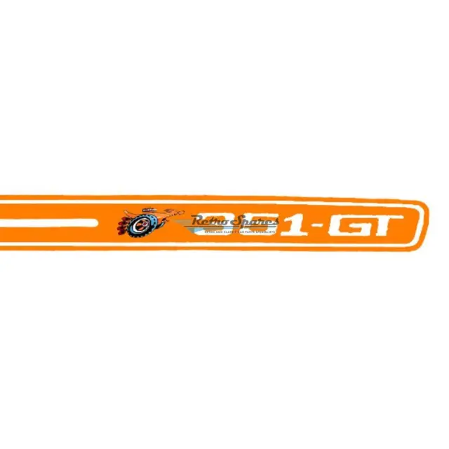 Ford Xy Gt Falcon Reflective Orange Stripe Decal Kit