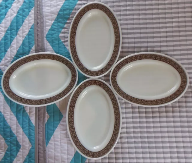 4 Vintage Pyrex Corning Ware Glass Tableware Platter 793