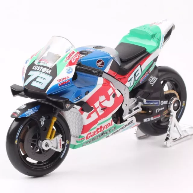 Maisto 1:18 2021 Honda Rc213V Lcr Team #73 Alex Marquez Motorcycle Model New!!!!