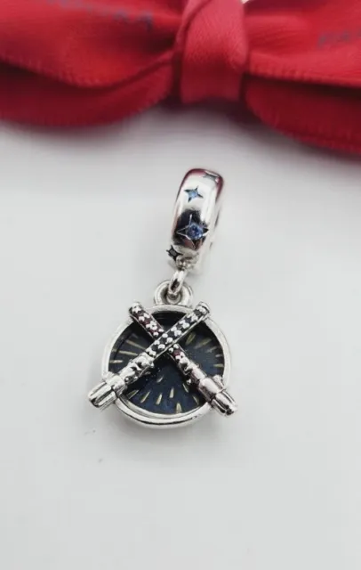 Pandora Disney Star Wars Light Sabre Double Dangle Silver Charm 799252 Genuine