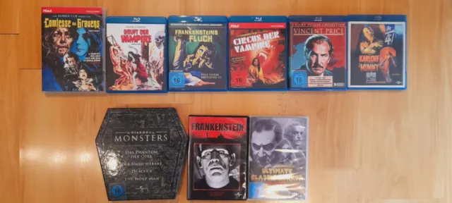 HAMMER HORROR FILM Circus Der Vampire, Comtesse Des Grauens DVD und Bluray...