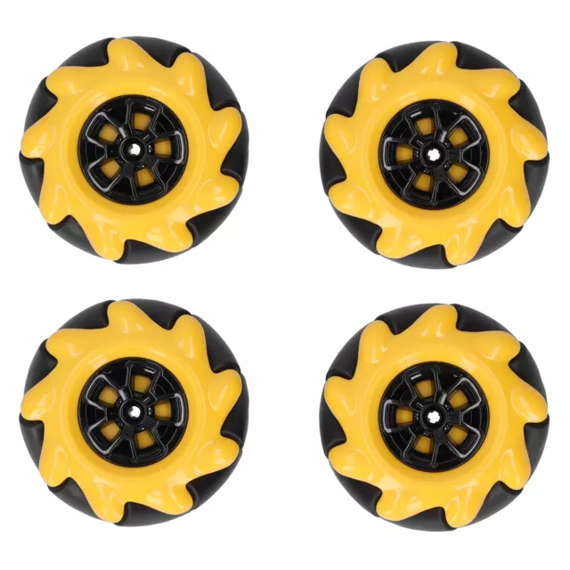 Mecanum Wheel OmniDirectional Smart Robot Car Parts Toy Components 60mm 2 Pairs