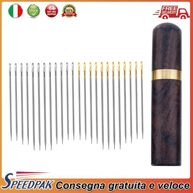 12pcs/Set Side Hole Blind Needles for DIY Hand Sewing Embroidery Needlework Tool