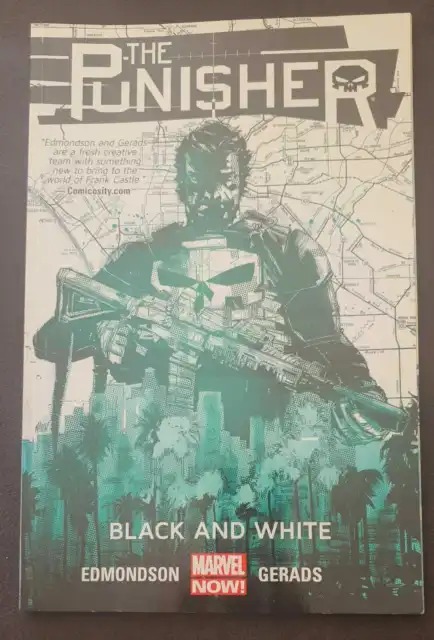 The Punisher Vol 1 Black And White  Tp (2014) New Scarce Marvel