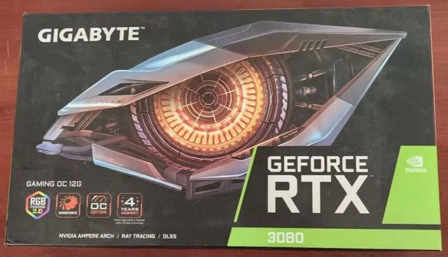 GIGABYTE GEFORCE RTX 3080 GAMING OC 12GB GDDR6X Graphics Card--Free ...