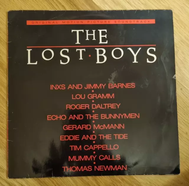 The Lost Boys Soundtrack vinyl LP 1987 first press Inxs Echo and the Bunnymen