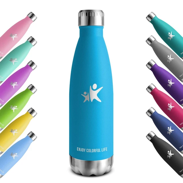 Licorne Mary Gourde En Aluminium, 500 Millilitres, Pour Fille, Durable