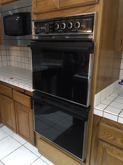Vintage double wall oven discount