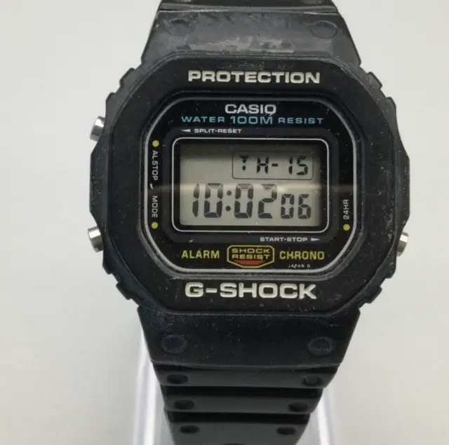 Casio G-Shock Digital Watch Men Black 1548 DW-8700 Timer 200M New Battery