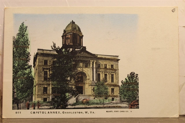 West Virginia WV Charleston Capitol Annex Postcard Old Vintage Card View Post PC