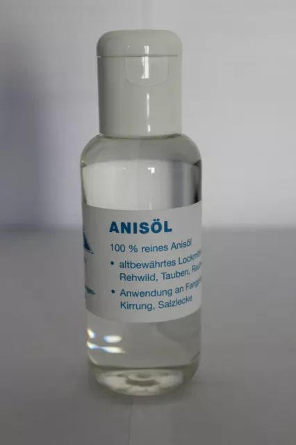 Anisöl 100ml Lockmittel für Sau Reh Gams Waschbär Marder Fische Vögel #010.003