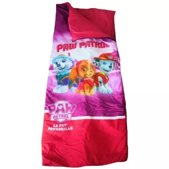 *sac de couchage / duvet PAT PATROUILLE rose foncé pour enfant / fille