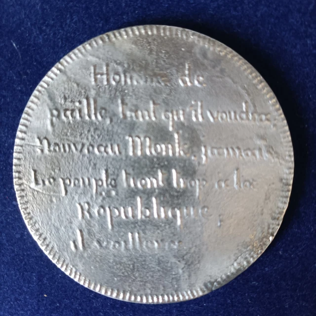 Rare Médaille Aux Victimes De L'invasion WW1 1914 18 Guerre French Medal War