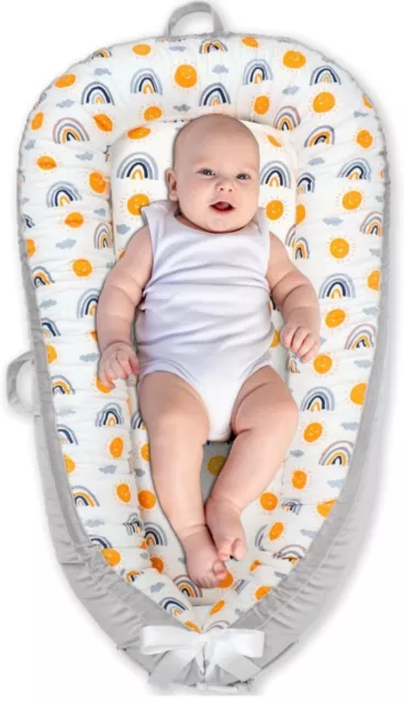 Tumbona para bebé para recién nacido - Tumbona para recién nacido para 0-12 meses, portátil