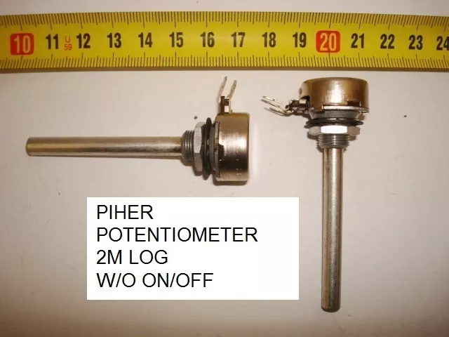 Potenciometro Carbon Piher Potentiometer. Piher 2M Log S/I W/O On/Off. P7