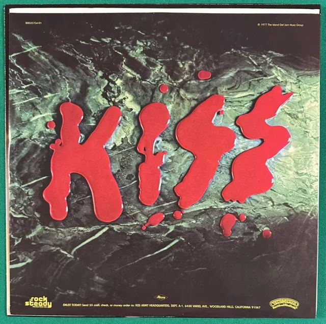 KISS Love Gun Album Lp  45th Anniversary: Gold vinyl Signed By Ace Frehley 3