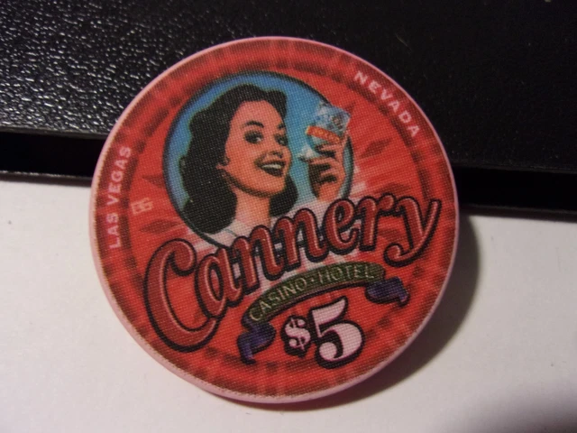 CANNERY CASINO HOTEL $5 hotel casino gaming poker chip - Las Vegas, NV