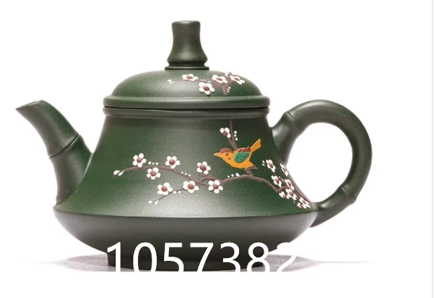 Authentic Yixing Purple Clay Pot in China Magpie Plum Blossom Jade Hat Pot250CC