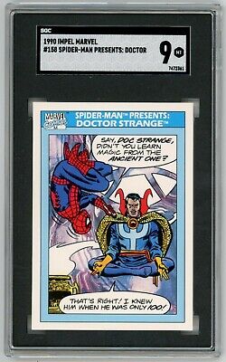 1990 Impel Marvel Universe 1 - #158 Spider-Man Presents: Doctor Strange - SGC 9