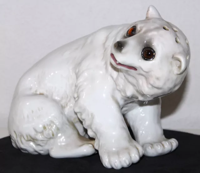 Polar Bear Figural Perfume Light Ernst Bohne & Sohne Germany Art Deco