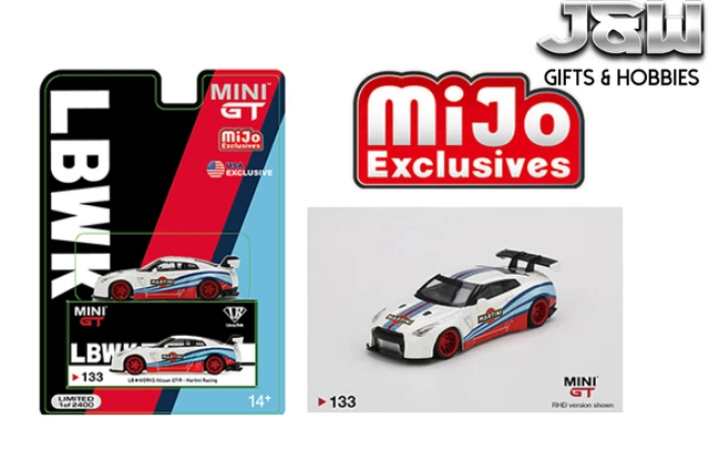 MINI GT LB WORKS Nissan GT-R (R35) Martini Racing MGT00133 1