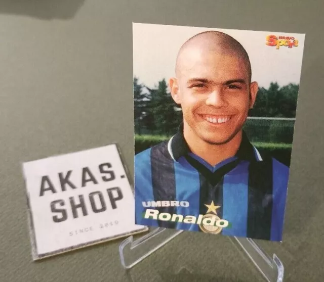 Ronaldo Il Fenomeno Champion Card BRAVO Sport 1999 Inter Milano Mailand RARE