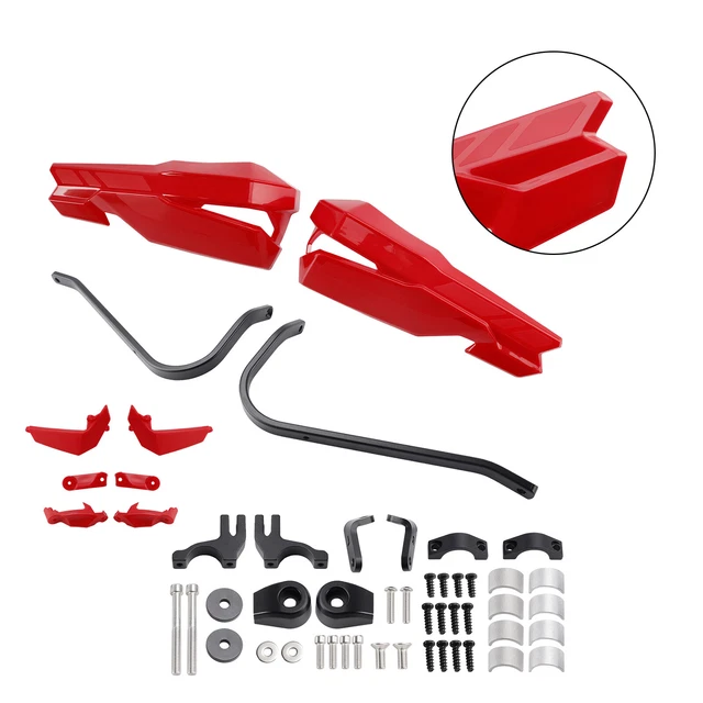 Protège-mains Pour Guidon Super SOCO TC Max / TS Lite / CPX / TSX - Pare-vent, Anti-chute, Noir Transparent