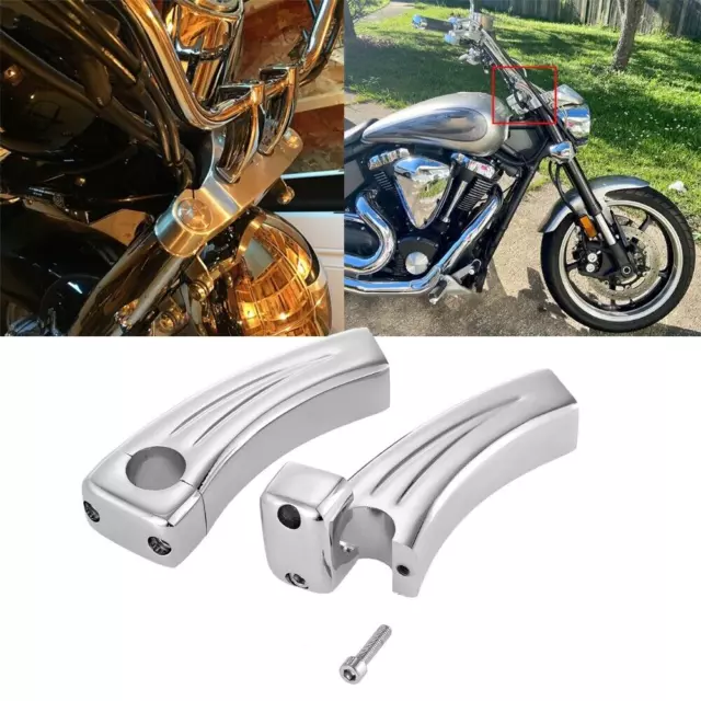 6" Chrome Handlebar Pullback Risers For Universal Motorcycle 1" inch Bar USA