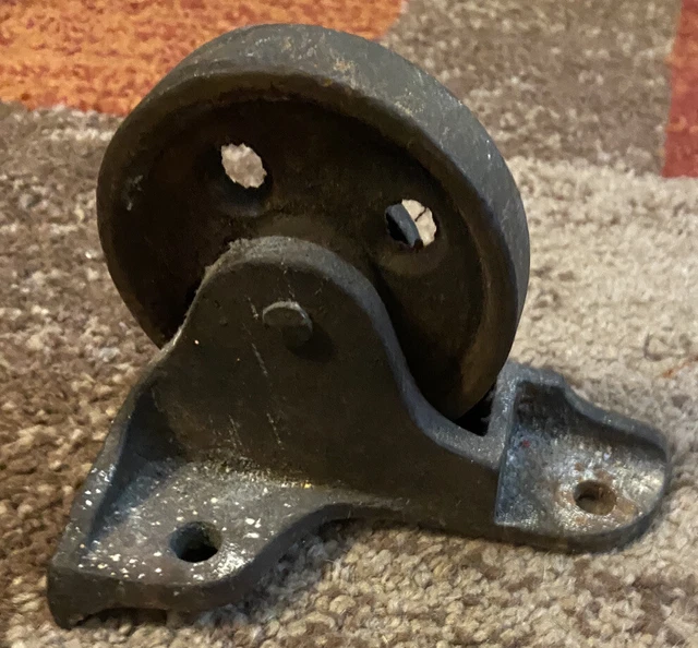Antique Vintage Old Safe Wheel 5" Caster Hall's