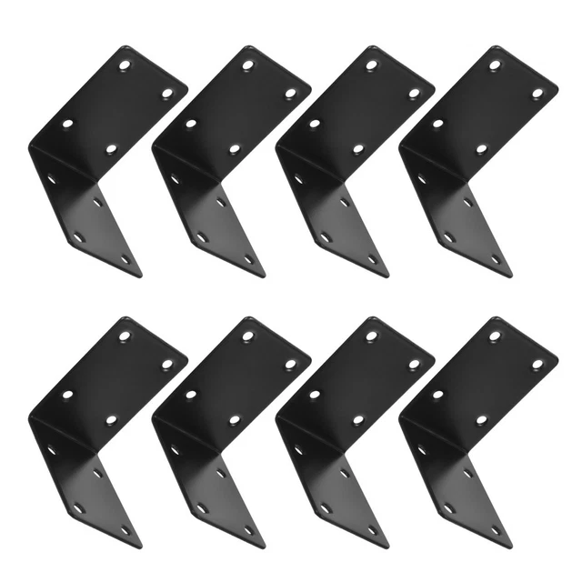 8pcs Heavy Duty Metal Garden Bed Corner Brackets - For 20-24 Inch Tall Raised Beds, With Screws