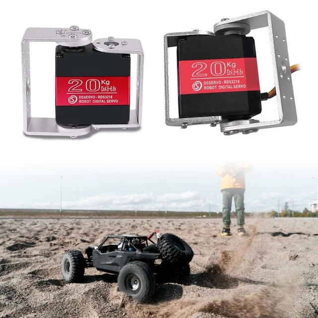 FULL METAL GEAR Digital Servo 20KG High Torque 270 Degree Rotation for ...