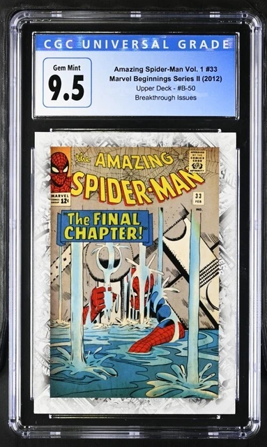 Marvel Beginnings Breakthrough Issues B-50 Amazing Spider-Man #33 CGC 9.5 Now 10