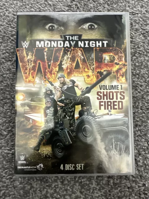 WWE - The Monday Night War Volume 1 Shots Fired 3 Disc DVD Brand New NOT Sealed
