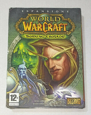 WORLD OF WARCRAFT THE BURNING CRUSADE Videogame DVD PC Blizzard Espansione 2007 