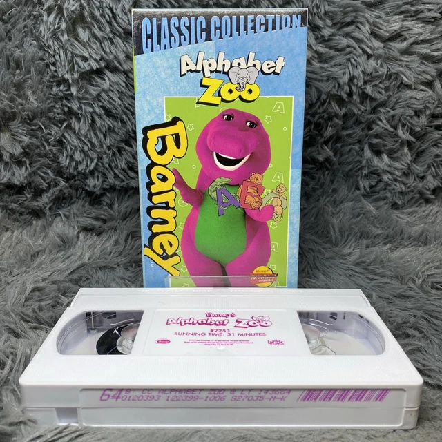 BARNEY - BARNEYS Alphabet Zoo VHS Tape 2000 Classic Collection Kids ...