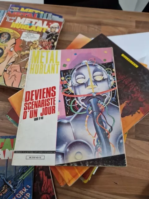 Magazine de Bd ou fanzine Métal Hurlant N° 63 1981 vintage