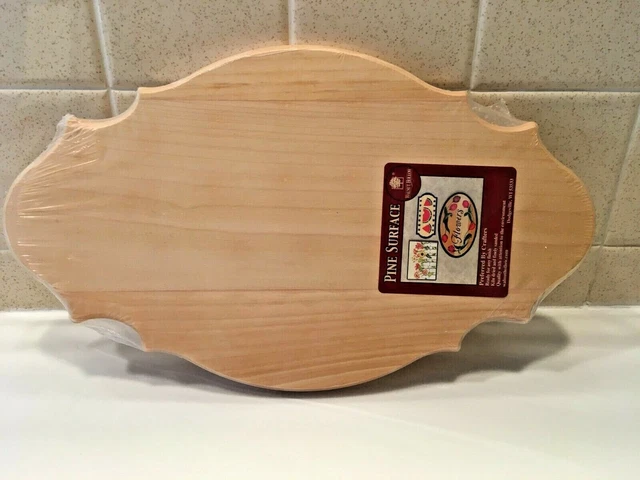 NEW Walnut Hollow Pine Plaque Surface Sign French Provincial 8" X 13 1/2" 14031
