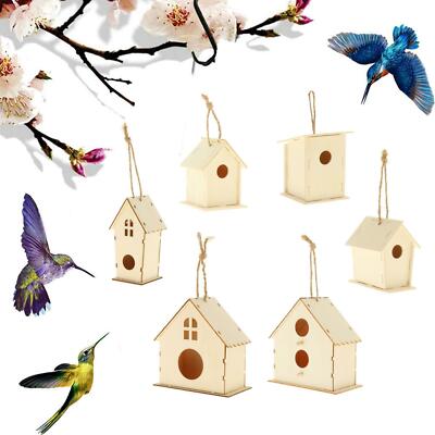Colibri Erba tessuta appesa a mano decorazione nido di uccello Colibrì Bird House 